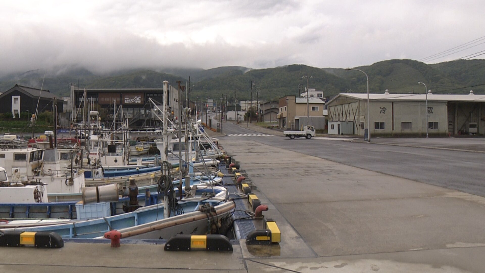 北海道寿都町の漁港