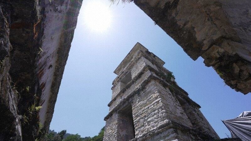 世界遺産・パレンケ遺跡　石造りの巨大王宮